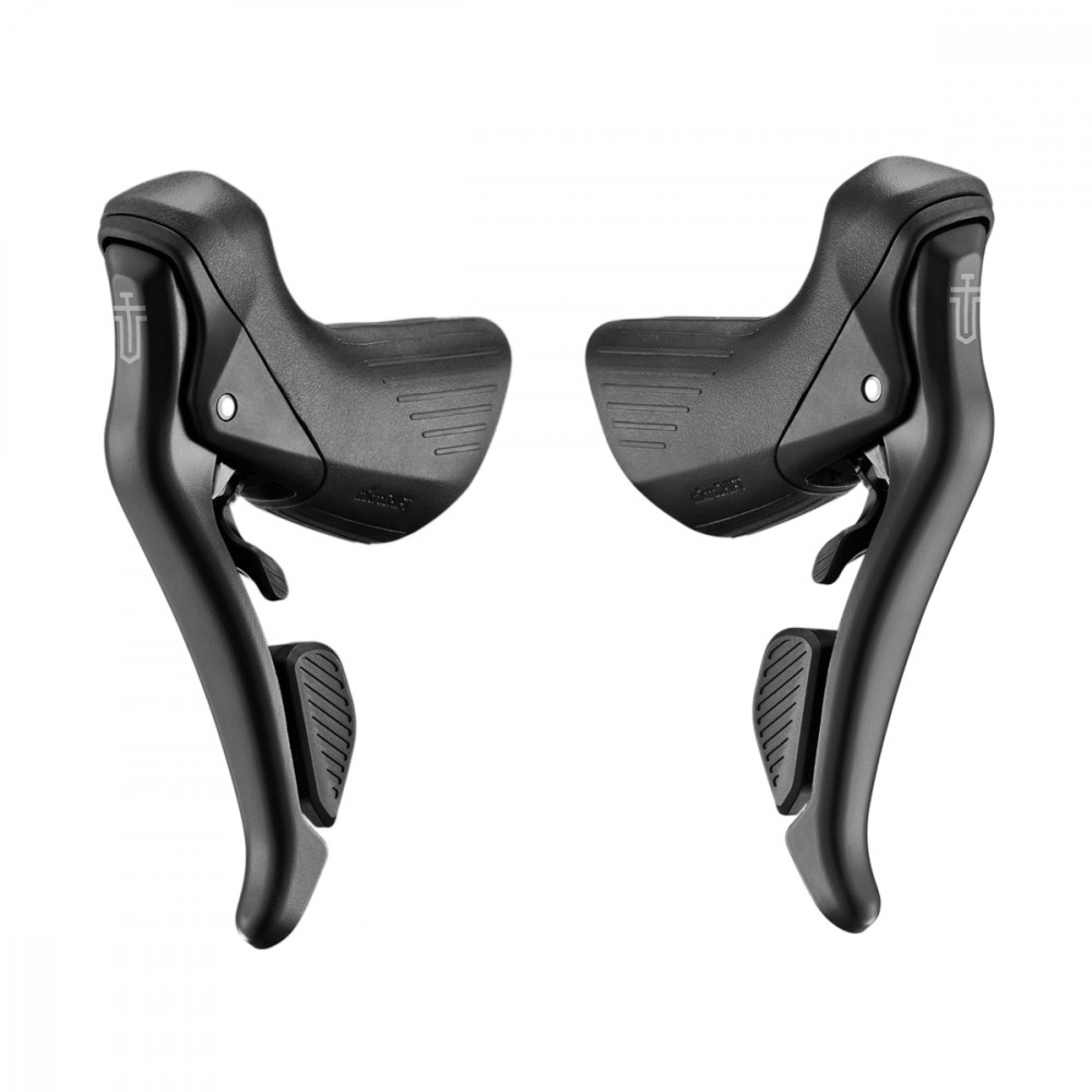 Manettes MICROSHIFT - Sword Black drop bar 2x9V