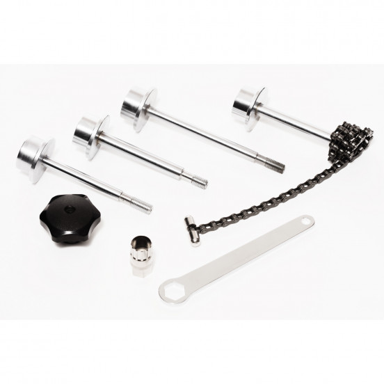 support de roues thru axle