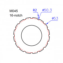 copy of Adjustable B.B. cup tool.  PVC bag.