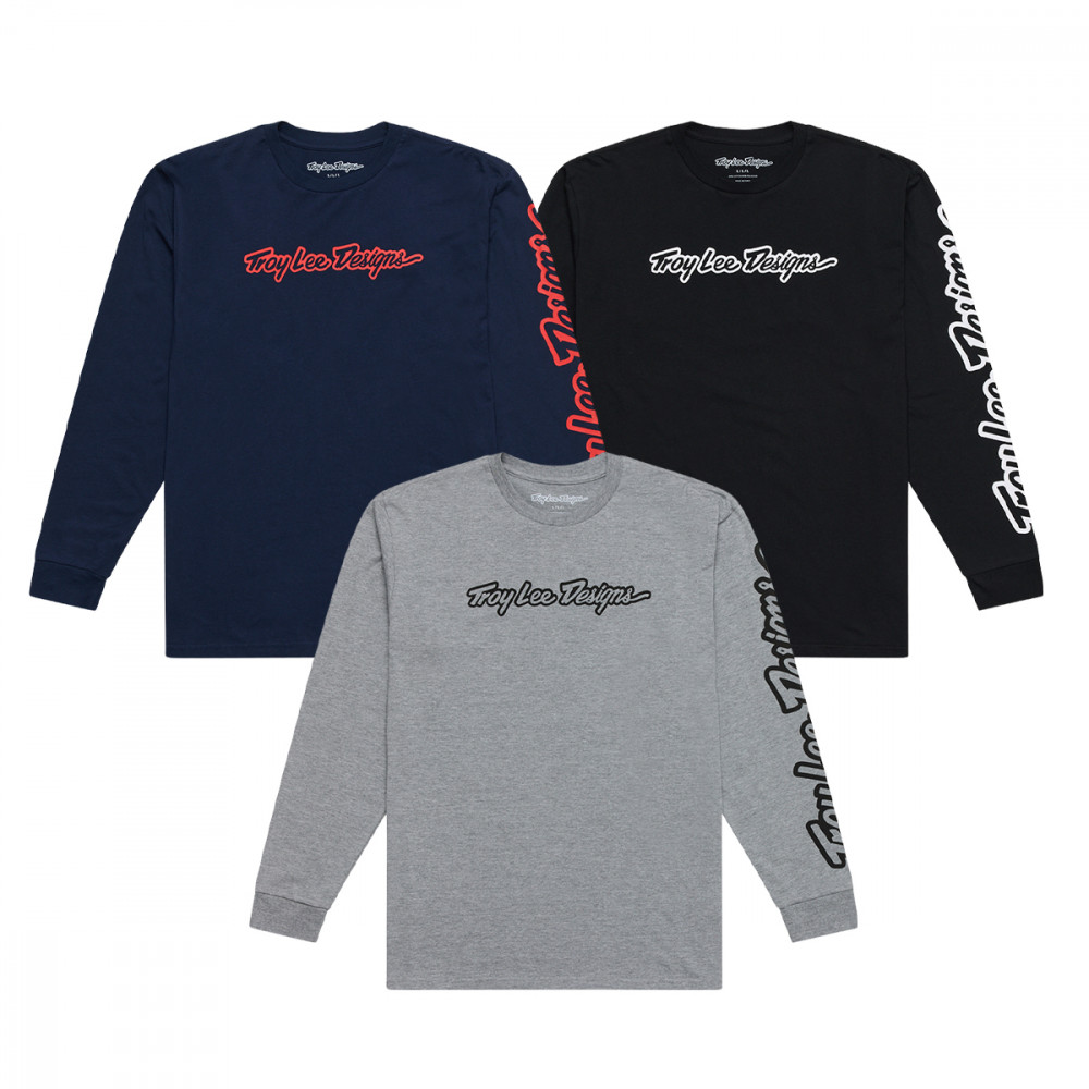 T-shirt Troy Lee Designs - Signature manches longues