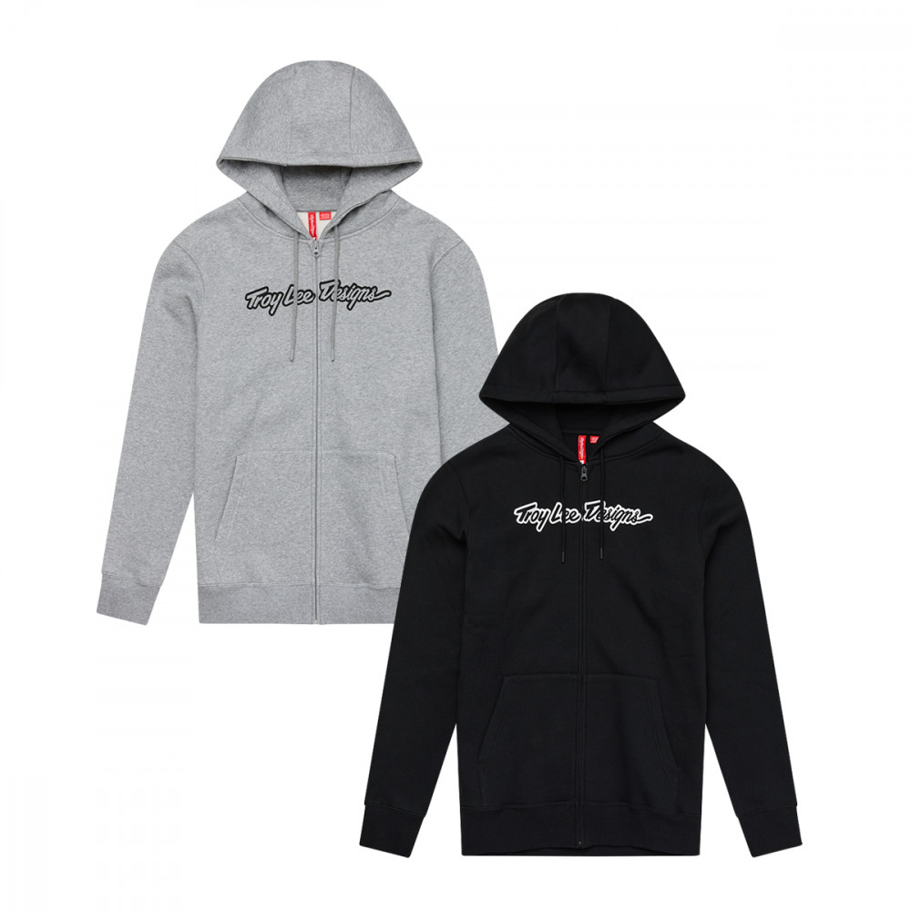 Sweat capuche à zip Troy Lee Designs - Signature