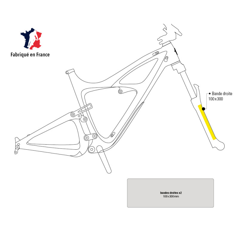 CoatUp DMT 155 2pcs 100x300 mm 155 microns Clair
