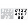 Numéros découpés 90mm (vendu par 10 pièces)