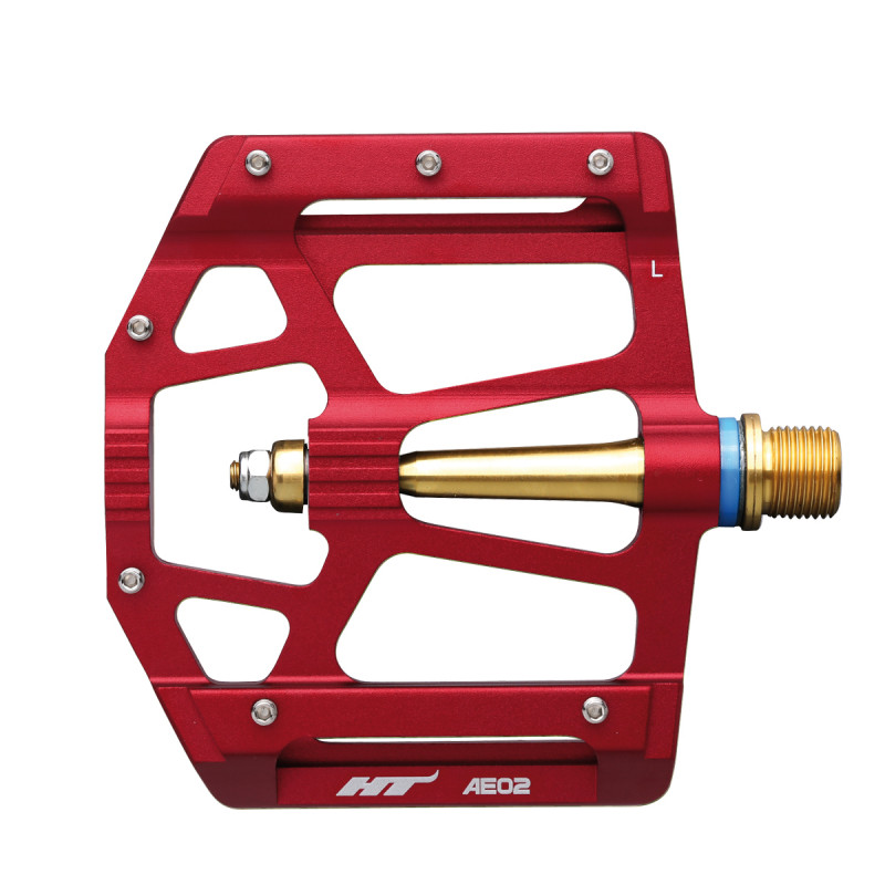 Pédales plates AE02 Titane