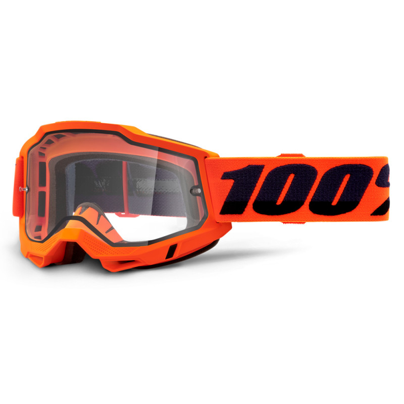 Masque ACCURI 2 ENDURO MTB Orange Clear Lens
