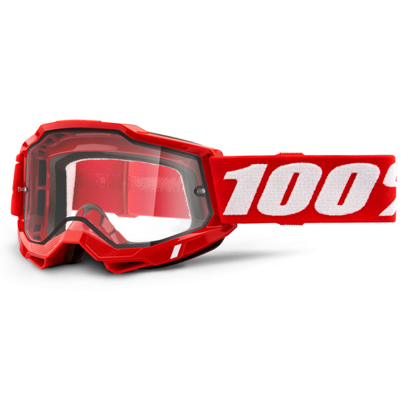 Masque ACCURI 2 ENDURO MTB Red Clear Lens
