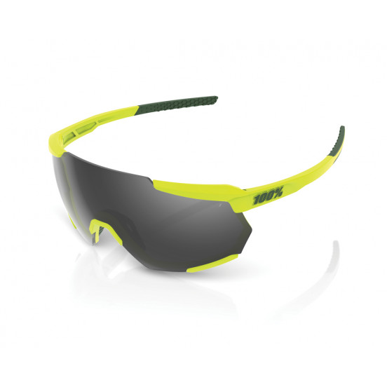 Lunettes solaires RACETRAP Soft Tact Banana Black mirror lens