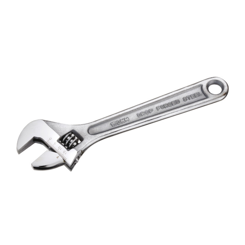 6" forged adjustable wrench.