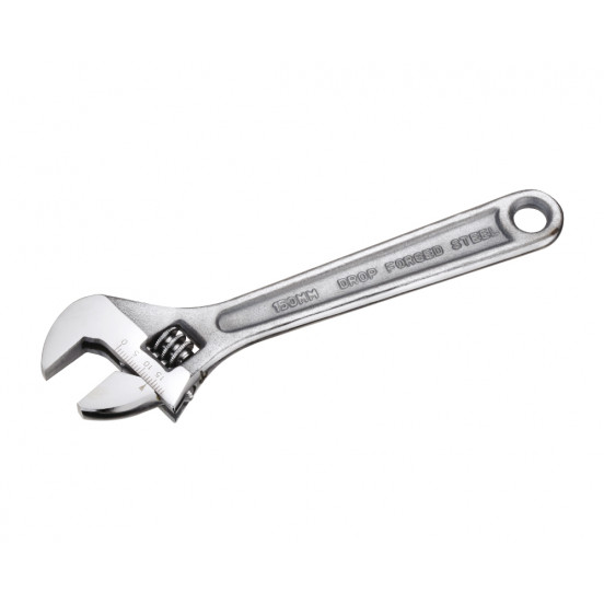 6" forged adjustable wrench.