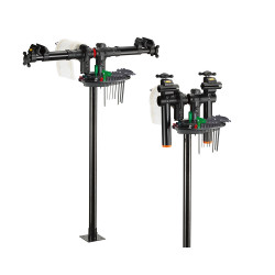 Pied d'atelier deux pinces E132