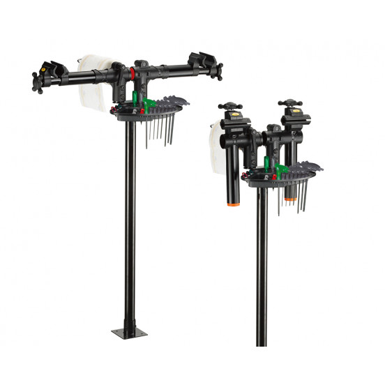 Pied d'atelier deux pinces E132