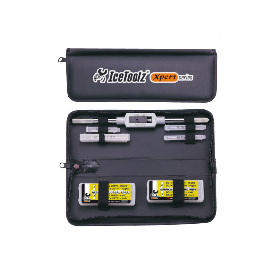 Pro shop tap set with wrench. Pouch.