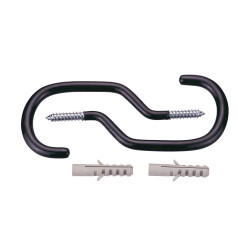 Storage hooks with dowels, 2 pieces. Blister Card.