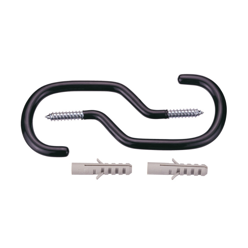 Storage hooks with dowels, 2 pieces. Blister Card.