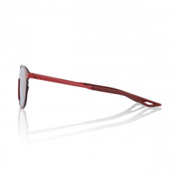 Lunettes solaires B2 Lite Round Soft Tact Crimson Hiper Silver Mirror