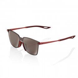 Lunettes solaires B2 Lite Square Soft Tact Crimson Hiper Silver Mirro