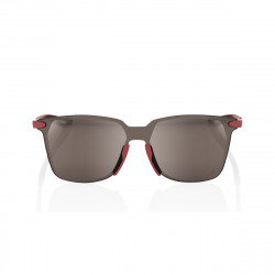 Lunettes solaires B2 Lite Square Soft Tact Crimson Hiper Silver Mirro