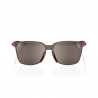 Lunettes solaires B2 Lite Square Soft Tact Crimson Hiper Silver Mirro