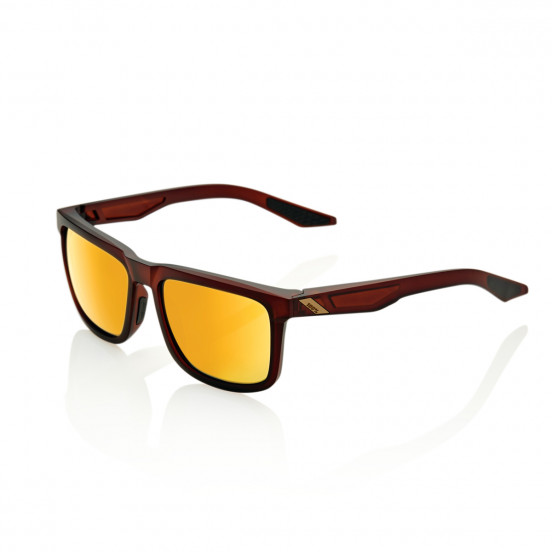 Lunettes solaires BLAKE Soft Tact Rootbeer Flash Gold lens