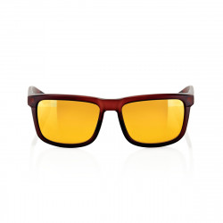 Lunettes solaires BLAKE Soft Tact Rootbeer Flash Gold lens