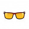 Lunettes solaires BLAKE Soft Tact Rootbeer Flash Gold lens