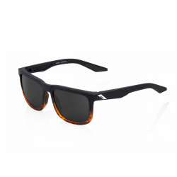 Lunettes solaires BLAKE Soft Tact Fade Black Havana Black Mirror Lens