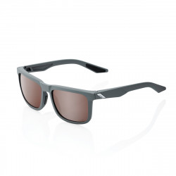 BLAKE - Soft Tact Cool Grey - HiPER Crimson Silver Mirror Lens