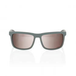 BLAKE - Soft Tact Cool Grey - HiPER Crimson Silver Mirror Lens