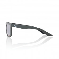 BLAKE - Soft Tact Cool Grey - HiPER Crimson Silver Mirror Lens