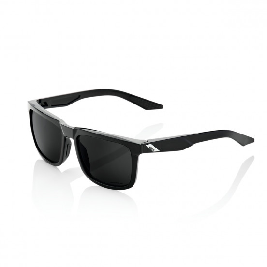 Lunettes solaires Polished Black Grey Peakpolar lens