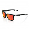 Lunettes solaires CENTRIC Soft Tact Crystal Black Hiper Red Multilaye
