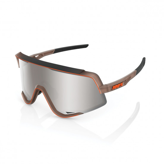 Lunette solaires GLENDALE Matte Translucent Brown Fade Hiper Silver M