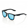 Lunettes solaires HUDSON Matte Black Hiper Blue Multilayer Mirror len