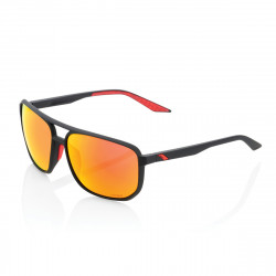 Lunettes solaires KONNOR Soft Tact Black Hiper Red Multilayer Mirror