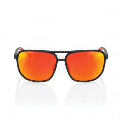 Lunettes solaires KONNOR Soft Tact Black Hiper Red Multilayer Mirror