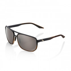 Lunettes solaires KONNOR Matte Translucent Brown Fade Hiper Silver Mi