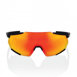 RACETRAP 3.0 - Soft Tact Black - HiPER Red Multilayer Mirror Lens