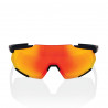 RACETRAP 3.0 - Soft Tact Black - HiPER Red Multilayer Mirror Lens