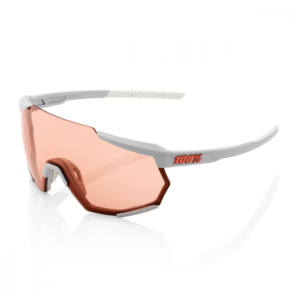 Lunettes solaires RACETRAP Soft Tact Stone Grey Hiper Coral Lens