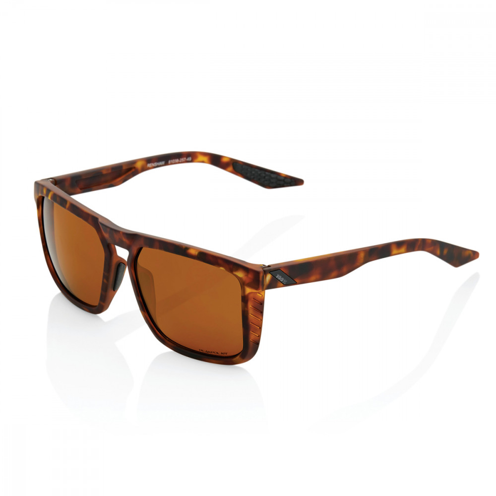 Lunettes solaires RENSHAW Soft Tact Havana Bronze Peakpolar lens