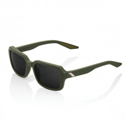 Lunettes solaires RIDELY Soft Tact Army Green Black Mirror Lens
