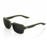 Lunettes solaires RIDELY Soft Tact Army Green Black Mirror Lens