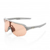 Lunettes solaires S2 Soft Tact Stone Grey Hiper Coral lens