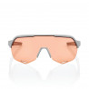 Lunettes solaires S2 Soft Tact Stone Grey Hiper Coral lens