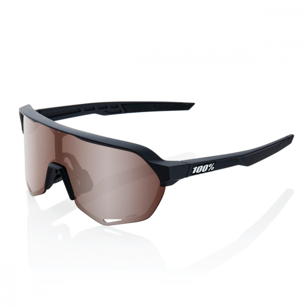 S2 - Soft Tact Black - HiPER Crimson Silver Mirror Lens