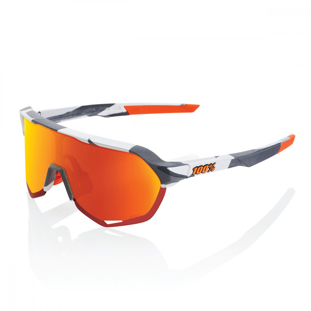 S2 - Soft Tact GREY CAMO - HiPER Red Multilayer Mirror Lens