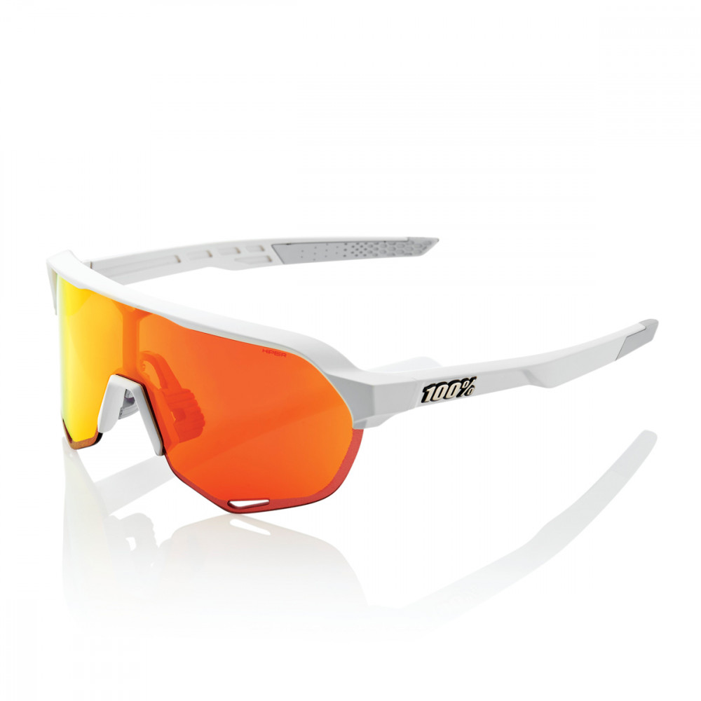 Lunettes solaires S2 Soft Tact Off White Hiper Red Multilayer mirror