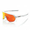 Lunettes solaires S2 Soft Tact Off White Hiper Red Multilayer mirror