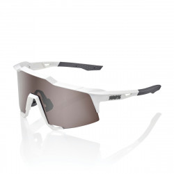 Lunettes solaires SPEEDCRAFT Matte White Hiper Silver Mirror Lens