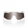 Lunettes solaires SPEEDCRAFT Matte White Hiper Silver Mirror Lens